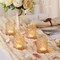 12pcs Gold Votive Candle Holders- Tealight Candle Holder for Table Centerpiece, Glass Candle Holder for Wedding Table Decor, Home Decor and Party Decor& Organizer Storage Tote Bag